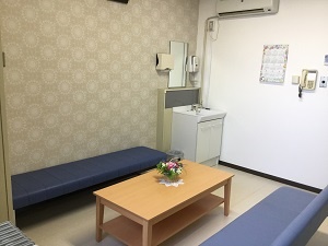 写真：病室内